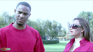 Claudia Valentine: Cj Wright Fucks Busty Latina MILF Claudia Valentine in Raw Interracial Action