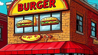 The Simpsons Porn Parody: Sexy Cheating Wife Marge Lets a Black Dude Fuck Her In The Public Toilet