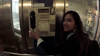 BITCHES ABROAD - Asian teen tourist May Thai gets fucked POV