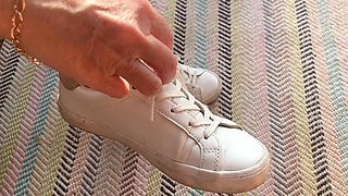 Mrs Mature Feets Stinky Socks Come off After a Long Walk
