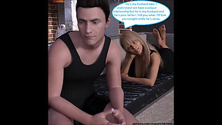 3D Comic: Taboo Step Mom Cuckolds Son For Dad Episode 3