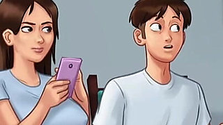 Deepthroat Blowjob From Super Hot MILF - Summertime Saga 3D Animated Porn Game