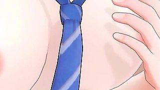 Student Cums in the Toilet with Ahegao