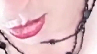 French MILF in Latex Got Fucked in Her Face