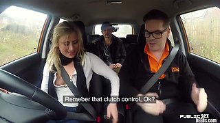 20yo Driver Pussy Fucked By Instructor In Car In Pov