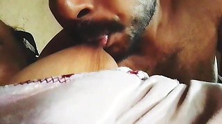 Malayalee Achayathi Gets Her Achayaan Sucking Her Nipples and Making Her Feel Good