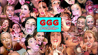Ggg John Thompson- Cock Sucking Naughty Girls Loves It Big and Deep Bukkake Gangbang