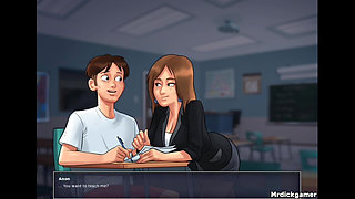 Summertime Saga Hot Teacher Gets Fucked My Young Dick