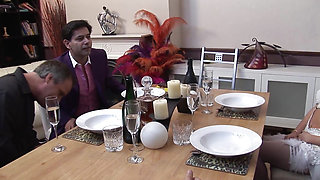 Group fun with Brooke Jameson and Chloe Delaure getting both