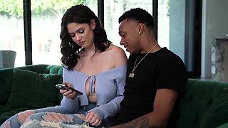 Cheating with my girlfriends busty friend