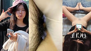 Korean Cutie WooHyun Takes a Stocking Fuck in Home