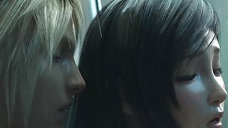 Final Fantasy: Tifa Lockhart, Rich Romantic Fuck in the Shower (fucking Tifa's Perfect Tits, Sex Compilation) Hydrafxx