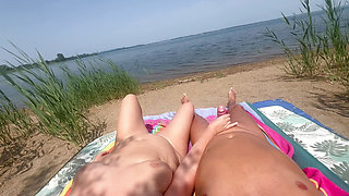 A hot afternoon on the beach