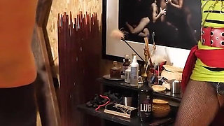 Miss Ziliam, Miss Karla and Kiki strapon fisting femdom