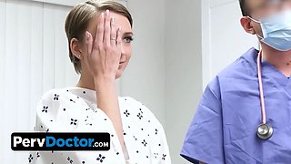 Pervdoctor - splendid teenie patient needs doctor oliver's special approach for her pinkish labia