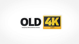 Old4k. teen doesnt mind having xxx with mature stranger