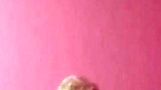 Pissing,dirty talk and boobs play in black and white pantyhos