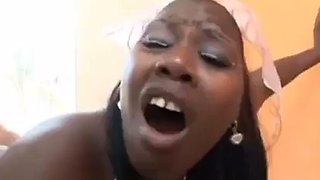 Ebony at gym