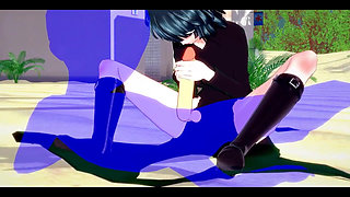 One Punch Man Hentai - Fubuki Handjob and Fucked - Japanese Asian Manga Anime Film Game Porn