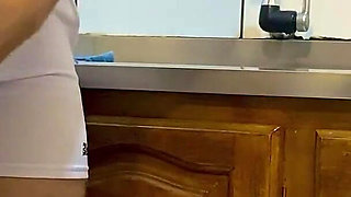 Fucked My StepCousin in the Kitchen, After a Tiring Day at Work