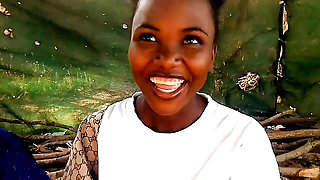 Feeling happy in village