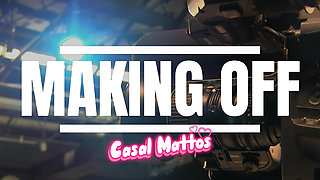 Hot Backstage I Fill the MILF's Pussy and Big Clit with Cum!