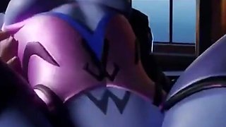 Gemma Gets Fucked and Anal, Purple Bald Pussy Widowmaker Fucking, Dick Slapping Lara Croft