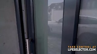 Hot Blonde & Brunette GF Foursome - Poolside Anal & Blowjob POV
