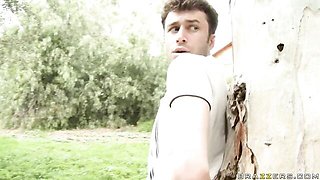 Bewitching Bridgette B and Isis Love - outdoor clip - Brazzers Exxtra