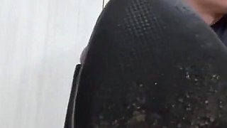 Cuckold POV Ep 1 - Cuckold Lick Her Lover Cum From Kiffa Soles After Cathes They Fucking