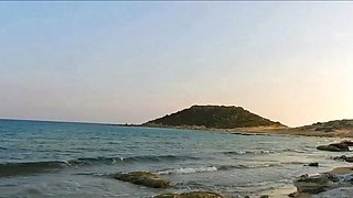 Amateur Couple's North Cyprus Beach Adventure