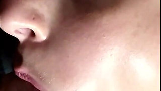 Next Door Dolly and Stunt Cock- POV Blowjob- No Makeup