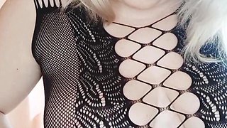 Curvy Girl Teasing You in Sexy Bodysuit