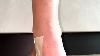 Black Amateur Explore Hot Foot Fetish