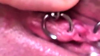 He Play with My Clit and Pierced Pussy Makes Me Fews Orgasms