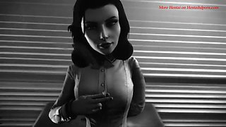 Hentai Bioshag - starring Holes Elizabeth: Blowjob, Anal  Interracial Porn