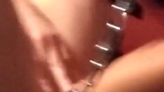 Epic double deep fisting in the sling session no. 04. - Adelina & fistdude