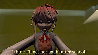 DDLC girls farting animation