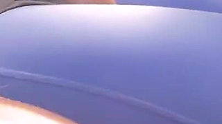 My Lover Plays with His Feet on the Pedals of His Car