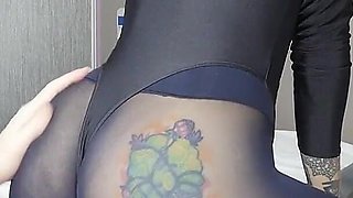 Mari Galore Workout Nylon Pantyhose Sex