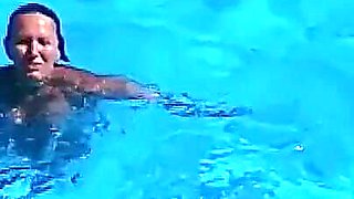 How a Sexually Lonely Housewife on Vacation in the Pool Learns to Dive
