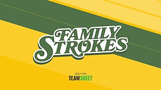 Step step-sister and step-father couldn\u2019t be more excited when jimmy brings home his innocent girlfriend