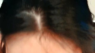 Hot Amateur Asian blowjob in my car