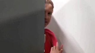 Risky Fuck In The Toilet