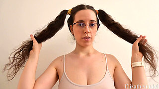 Braless Hairdresser Gets Wet