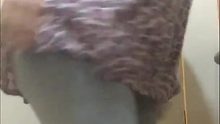 Horny Big Ass MILF Using Public Toilets