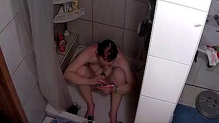 Caught In The Shower Masterbating