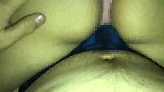 With underwear on