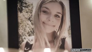 Its freaking me out that you have a room with pictures of me