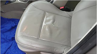 Alice - Car Wetting In White Panties (from My 30 Min Compilation Coming Soon)